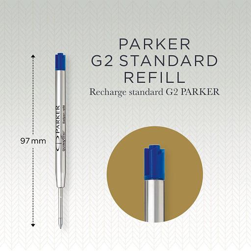 Стержень шариковый Parker QuinkFlow Z08 (CW1950368) F 0.8мм синие чернила блистер фото 3