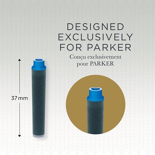 Картридж Parker Quink Z17 Mini (CW1950409) синие чернила для ручек перьевых (6шт) фото 3