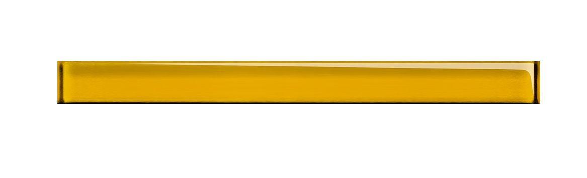 Спецэлемент CERSANIT Universal Glass 600x20 бордюр желтый UG1L061 фото 1