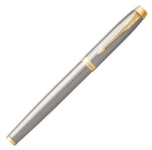 Ручка роллер Parker IM Core T321 (CW1931663) Brushed Metal GT F черн. черн. подар.кор. фото 2