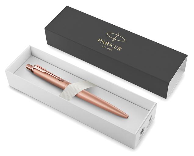 Ручка шариков. Parker Jotter Monochrome XL SE20 (CW2122755) розовое зол. M син. черн. подар.кор. фото 3