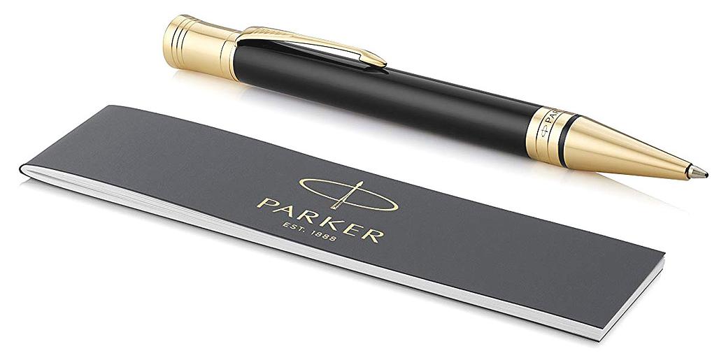 Ручка шариков. Parker Duofold K74 (CW1931386) Black GT M черн. черн. подар.кор. фото 3