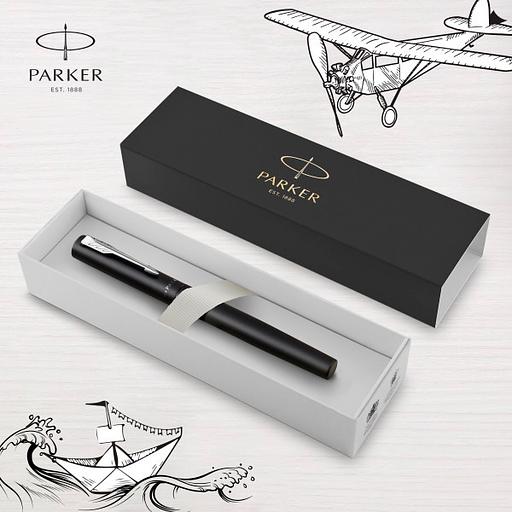 Ручка роллер Parker Vector XL (CW2159774) Black CT F черн. черн. подар.кор. фото 8