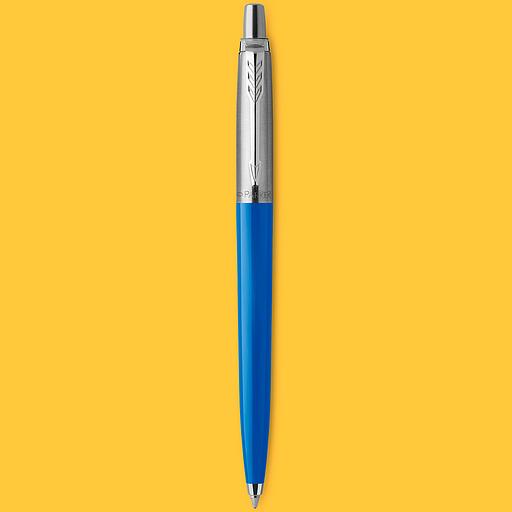 Ручка шариков. Parker Jotter Color (CW2076052) голубой M син. черн. блистер фото 2