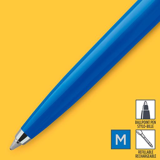Ручка шариков. Parker Jotter Color (CW2076052) голубой M син. черн. блистер фото 4