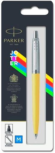 Ручка шариков. Parker Jotter Color (CW2076056) желтый M син. черн. блистер фото 4