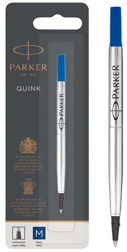 Стержень роллер Parker Quink RB Z01 (CW1950324) M синие чернила блистер (1шт) фото 1