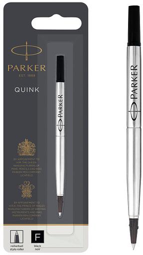 Стержень роллер Parker Quink RB Z01 (CW1950321) F 0.7мм черные чернила блистер (1шт) фото 1