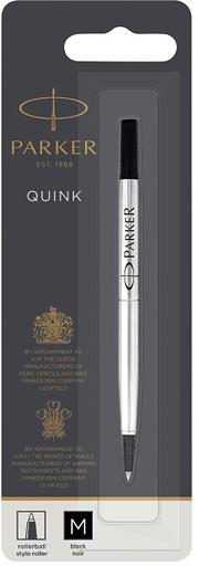 Стержень роллер Parker Quink RB Z01 (CW1950323) M черные чернила блистер (1шт) фото 1