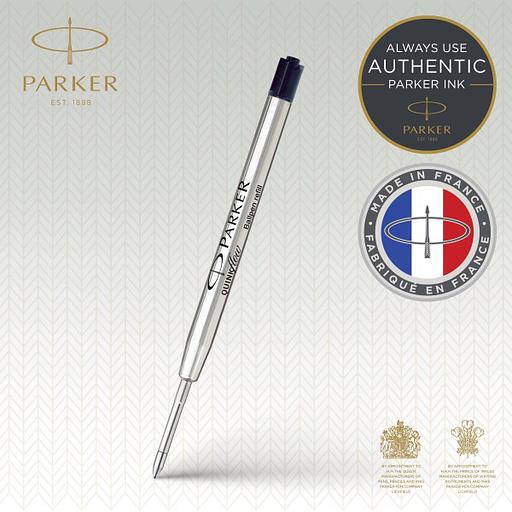 Стержень шариковый Parker QuinkFlow Z08 (CW1950369) M 1мм черные чернила блистер фото 2