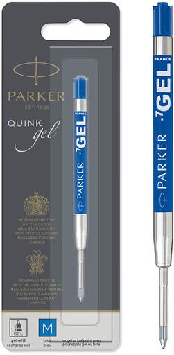 Стержень гелевый Parker Quink GEL Z05 (CW1950346) M синие чернила для ручек шариковых блистер фото 1