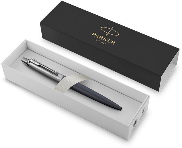 Ручка шариков. Parker Jotter XL K69 (CW2068359) Matte Blue CT M син. черн. подар.кор. фото 3