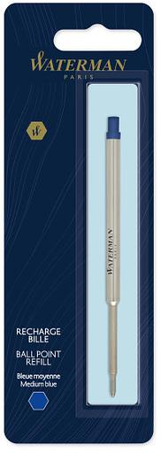 Стержень шариковый Waterman Standard Maxima (CWS0944490) M 1мм синие чернила блистер (1шт) фото 1