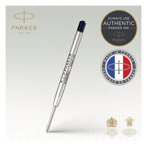 Стержень шариковый Parker QuinkFlow Z08 (CW1950372) M 1мм черные чернила блистер (2шт) фото 2