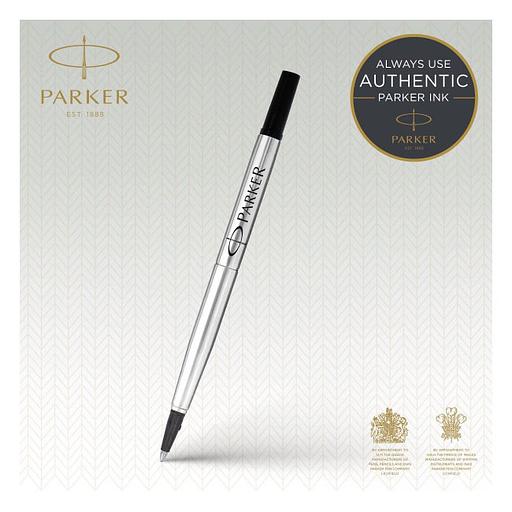 Стержень роллер Parker Quink RB Z01 (CW1950325) M 0.7мм черные чернила блистер (2шт) фото 2
