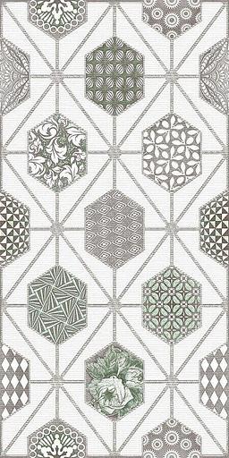 Плитка керамическая AZORI Devore 630x315 light geometry декор фото 1