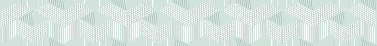 Плитка керамическая AZORI Lounge mint 505x62 бордюр geometria фото 1