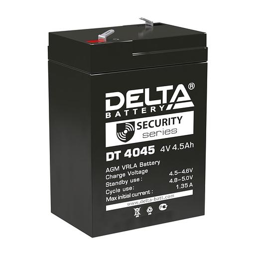 Delta DT 4045 (4,5 А\ч, 4В) свинцово- кислотный аккумулятор фото 1