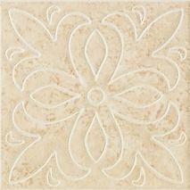 Керамический гранит COLISEUM Марке 72x72 вставка Антэа белый фото 1