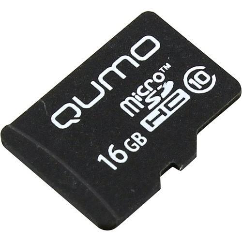 Micro SecureDigital 16Gb QUMO QM16GMICSDHC10NA {MicroSDHC Class 10} фото 1