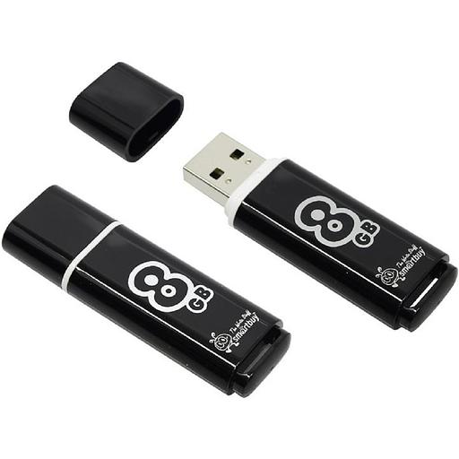 Smartbuy USB Drive 8Gb Glossy series Black SB8GBGS-K фото 1
