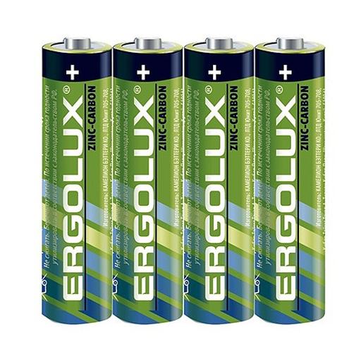 Ergolux R 03 SR4 (R03SR4, батарейка,1.5В) (4 шт. в уп-ке) фото 1