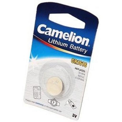 Camelion CR1616 BL-1 (CR1616-BP1, батарейка литиевая,3V) (1 шт. в уп-ке) фото 1