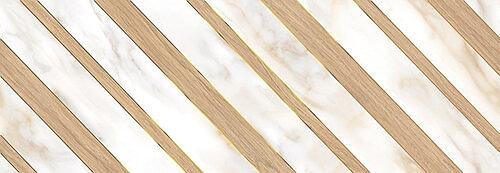 Плитка керамическая ELETTO Calacatta Oro 700x242 декор Chevron ректификат фото 1