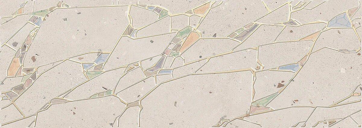 Плитка керамическая ELETTO Terrazzo Marfil 709x251 Crystal декор 587562001 фото 1