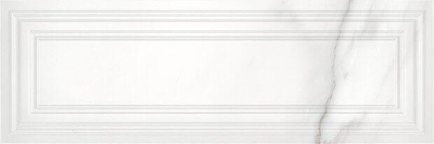 Плитка керамическая MEISSEN Gatsby 750x250 белый рельеф 12122 (GTU052) цена за м2 фото 1