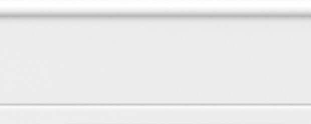 Плитка керамическая MEISSEN Gatsby 250x100 бордюр белый (GT1U051) фото 1