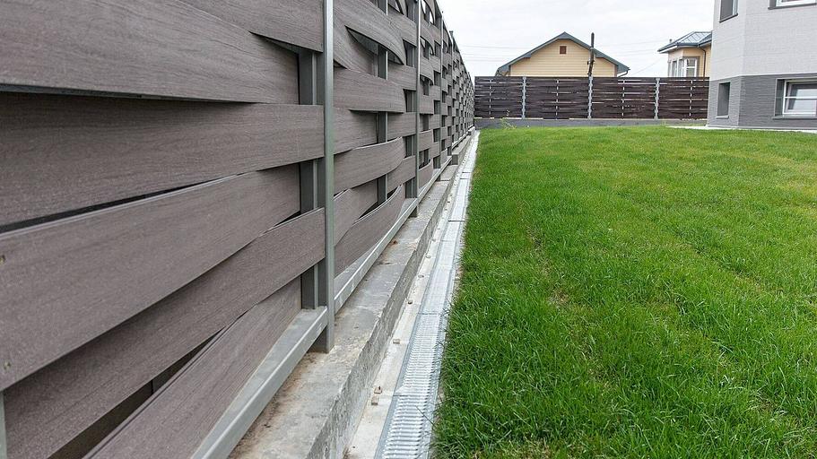 Заборы из фиброцементного сайдинга фото 2