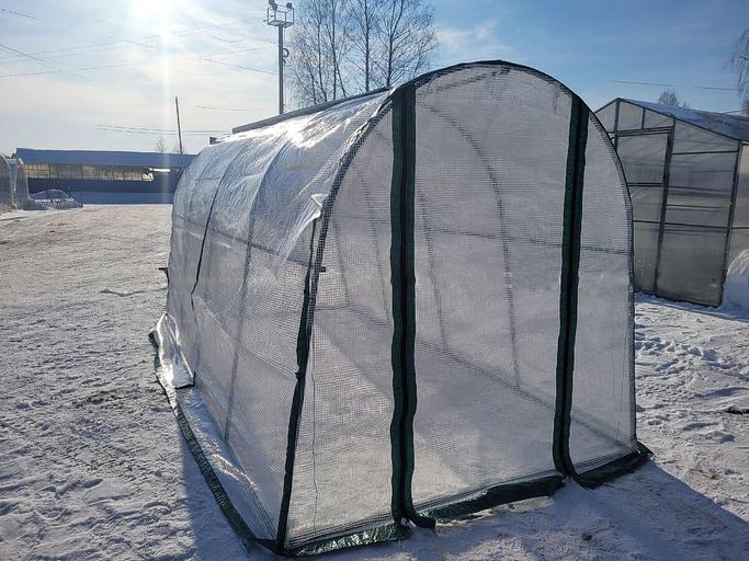 Теплица сборная тентовая «Новатор 7-2M» ширина 2 м опт фото 1