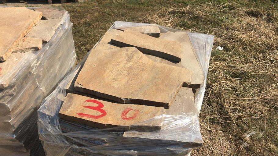 Песчаник плитняк Серый Каштан /м2 (50 мм) фото 1