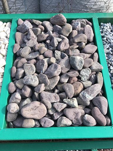 Галька декоративная щебень галтованный красный /тн (40-60 мм) фото 1