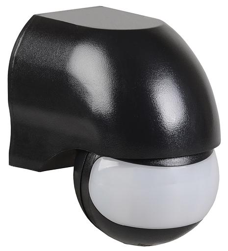 Iek LDD10-010-1100-002 Датчик движения ДД 010 черный, макс. нагрузка 1100Вт, угол обзора 180град., дальность 10м, IP44, ИЭК фото 1