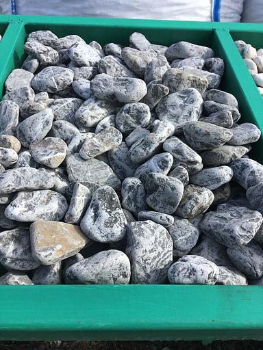 Галька декоративный щебень галтованный Чёрный /тн (40-60 мм) фото 1