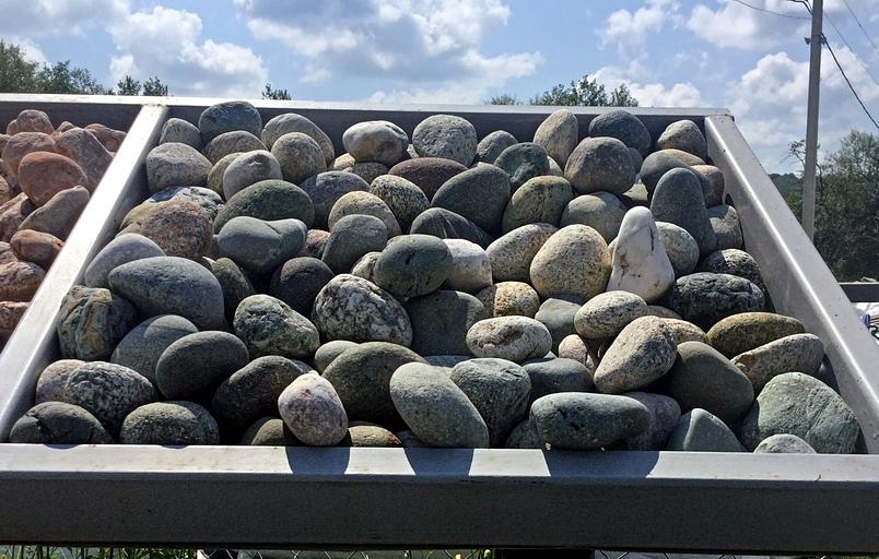 Галька камень речной Серый /тн (40-60 мм) фото 1