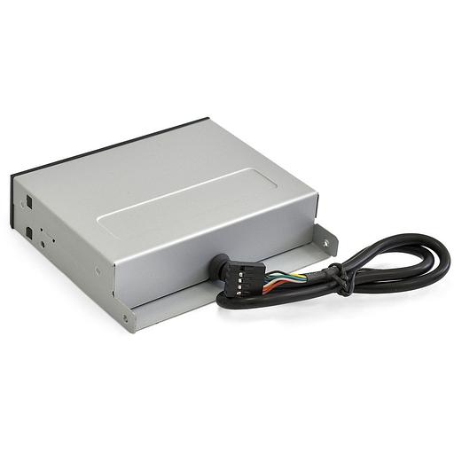 Exegate EX283581RUS Картридер USB2.0 ExeGate 3.5", мультиформатный: CF/SD/MMC/MS/MS Duo/MS pro/T flash, черный, металл фото 2