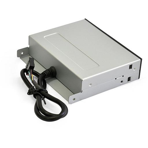 Exegate EX283581RUS Картридер USB2.0 ExeGate 3.5", мультиформатный: CF/SD/MMC/MS/MS Duo/MS pro/T flash, черный, металл фото 3