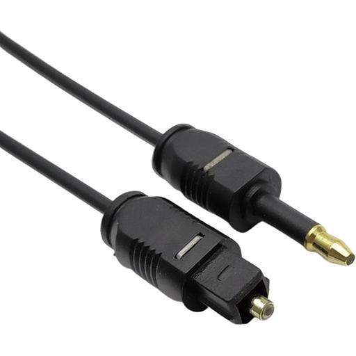 Оптический кабель (Toslink)-M -- >(Toslink)-miniM,2m, Telecom VCOM Кабель Telecom Toslink (m)/Toslink mini (m) - 2 м (TOC2023-2M) фото 3