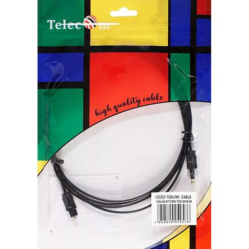 Оптический кабель (Toslink)-M -- >(Toslink)-miniM,2m, Telecom VCOM Кабель Telecom Toslink (m)/Toslink mini (m) - 2 м (TOC2023-2M) фото 7