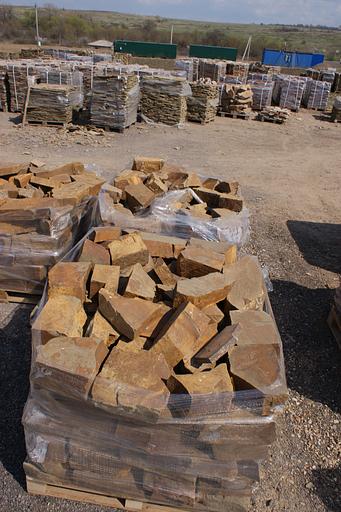 Бутовый камень кладочный Хаки /тн (60-100 мм) фото 1