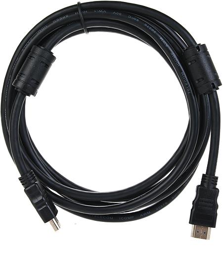 Кабель HDMI-19M --- HDMI-19M ver 2.0+3D/Ethernet,2 фильтра 3m Telecom VCOM Telecom HDMI (m) - HDMI (m) 3м (TCG200F-3M) фото 1