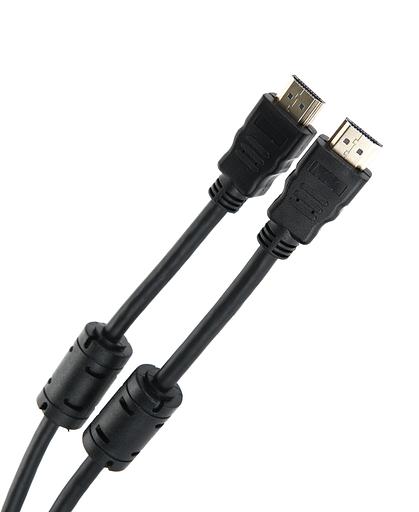 Кабель HDMI-19M --- HDMI-19M ver 2.0+3D/Ethernet,2 фильтра 3m Telecom VCOM Telecom HDMI (m) - HDMI (m) 3м (TCG200F-3M) фото 2