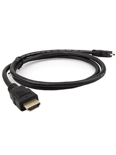 Кабель HDMI-19M --- MicroHDMI-19M ver 2.0+3D/Ethernet,1m Telecom VCOM Telecom HDMI (m) - micro-HDMI (m) 1м (TCG206-1M) фото 6