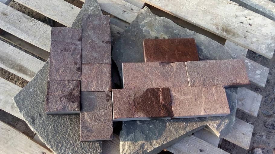 Брусчатка песчаник пиленный Терракот красный /м2 (50 мм) фото 1