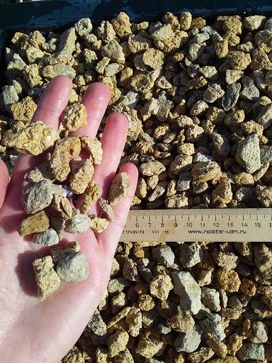 Крошка декоративный щебень Ракушняк /тн (10-20 мм) фото 1