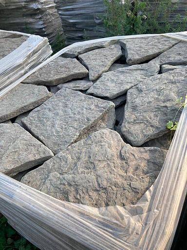 Песчаник галтованный ручейник Дракон Серый /м2 (40-50 мм) фото 1