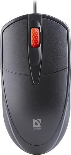 Мышка USB OPTICAL MB-057 BLACK 52057 ICON DEFENDER фото 1